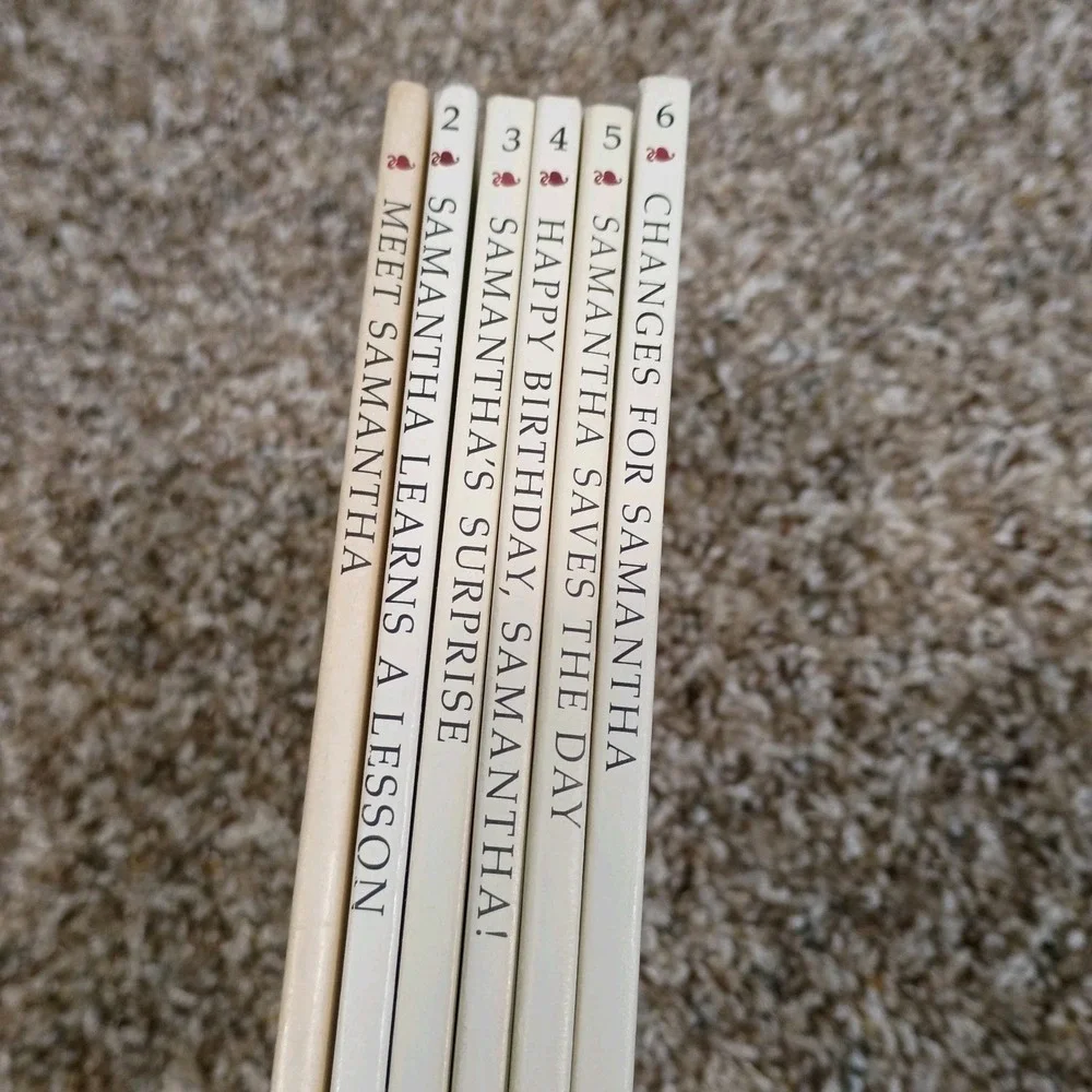 SAMANTHA Books 1-6 American Girl All Pleasant Company Lot Plus Stationary Set